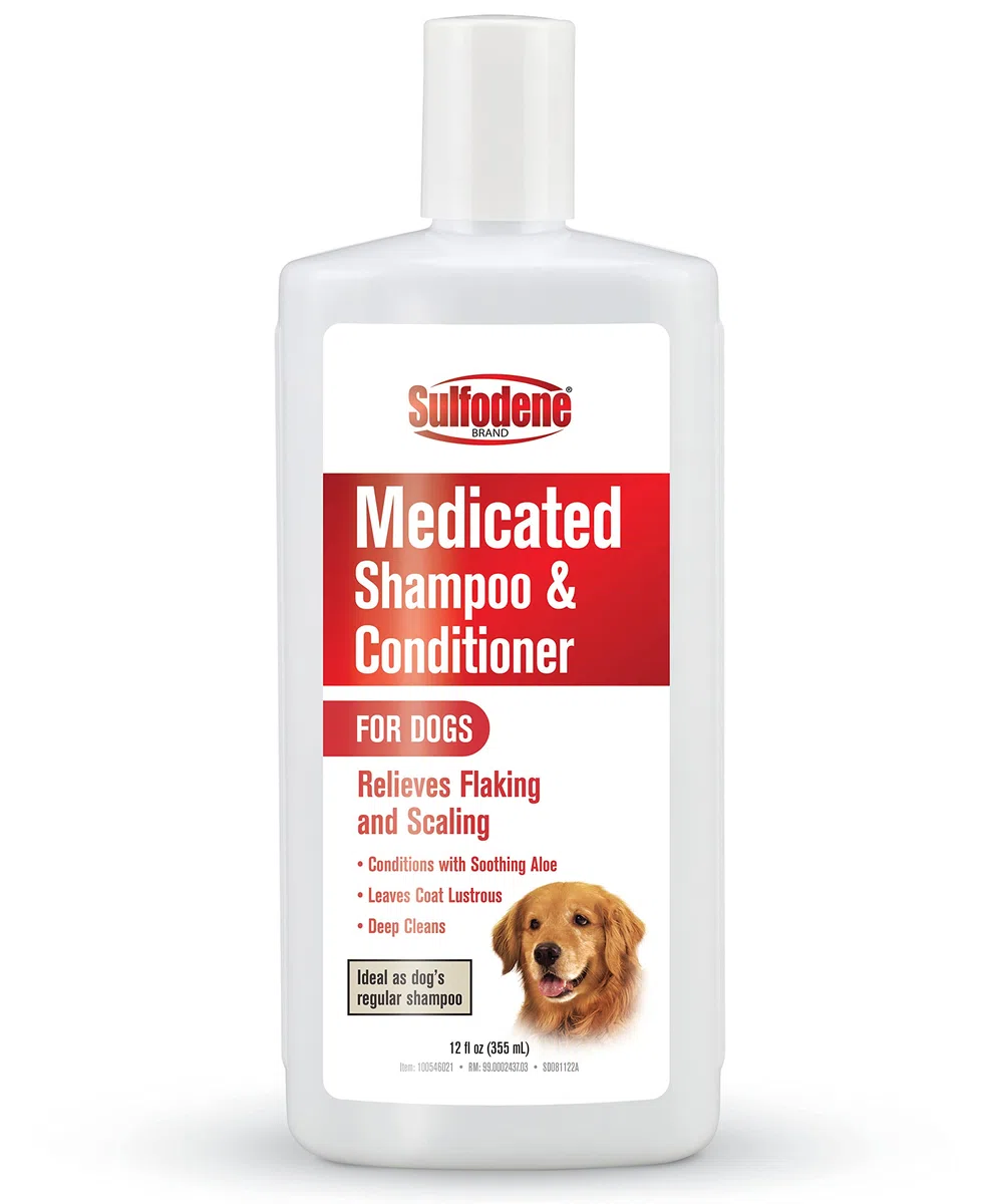 Sulfodene Shampooing médicamenteux à l'aloès, 12 oz