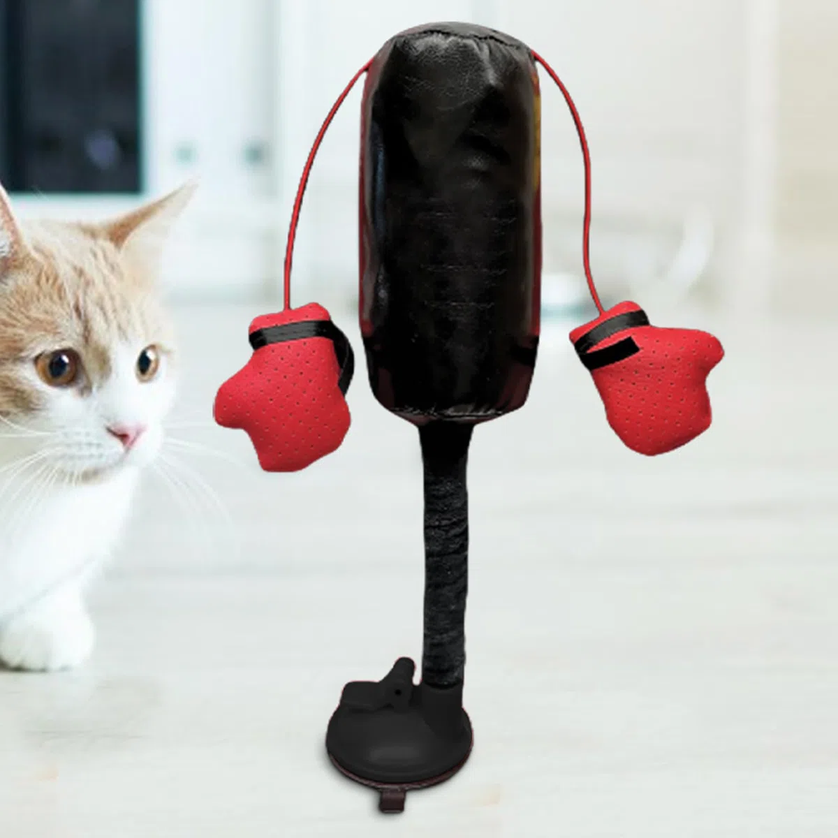 Sac de Frappe pour Chat, 14 x 29 cm Ca-TS Boxing Ba-GS Toy, Ca-t Punch Ba-g, C-at Jouet d'exercice, créatifs pour Chaton, sûrs, Jouet d'exercice interactif pour Animaux de