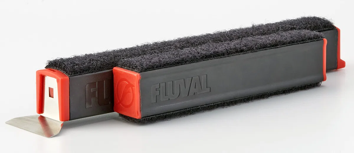 FLUVAL Razor+ 2en1 Aimant Anti-algues pour Aquariophilie Taille M