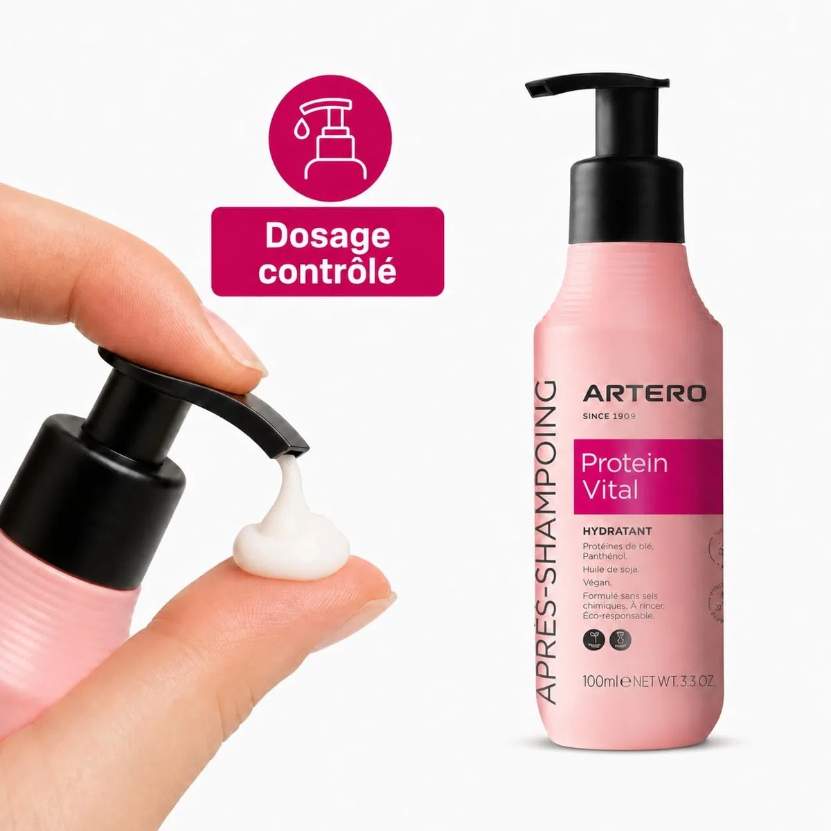 Après-shampooing pour Chiens et Chats Portein Vital d’Artero