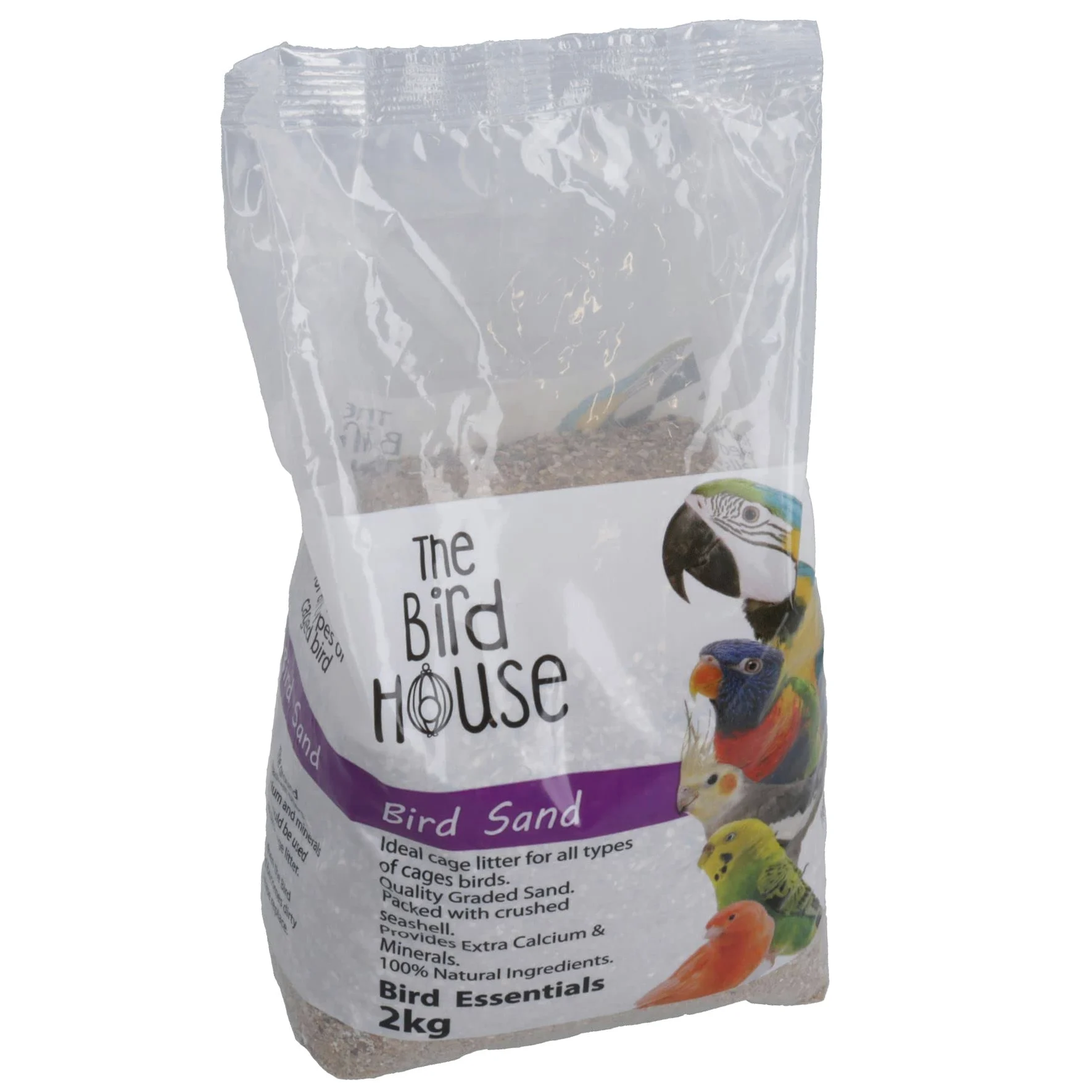 AB Tools Litière pour perroquet 2 kg de sable de qualité supérieure calcium et minéraux pour aider à la digestion