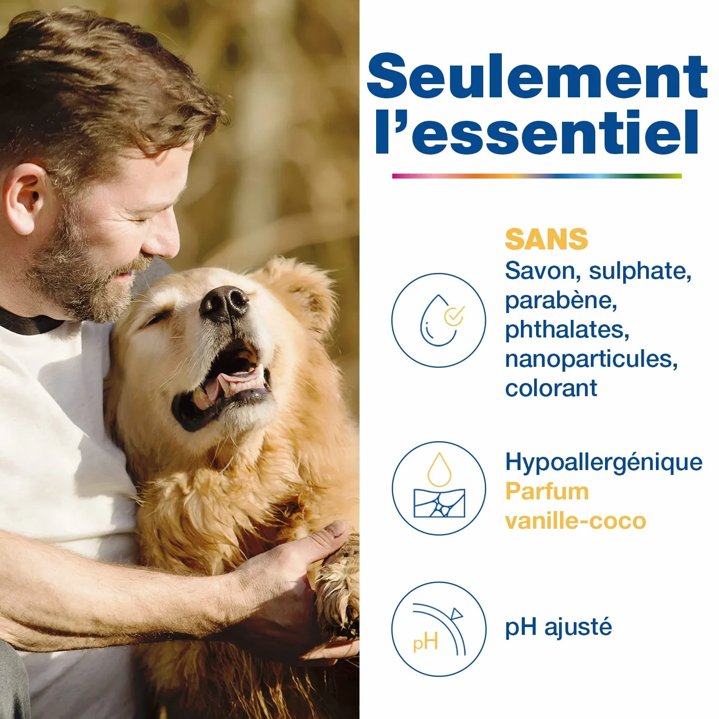 Douxo S3 PYO Shampooing nettoyant, désinfectant et apaisant pour Chiens et Chats avec des irritations, des Boutons ou des croûtes, 500ml