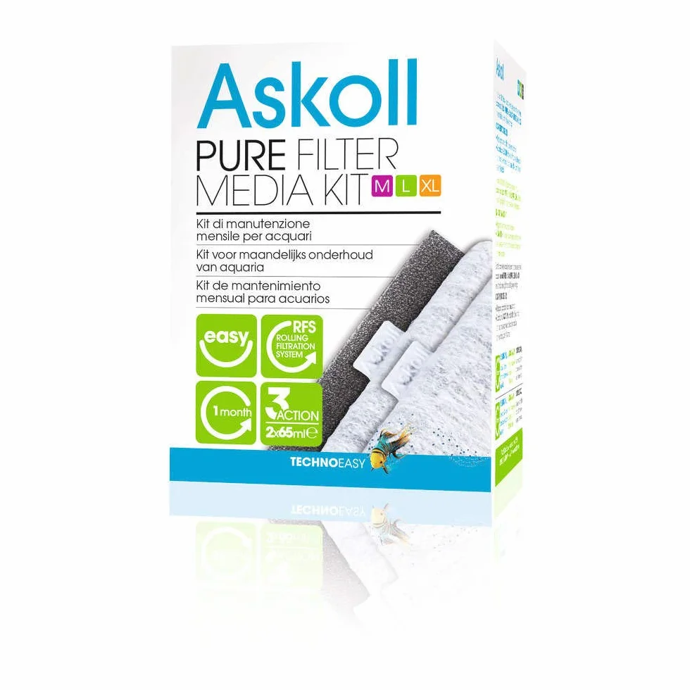 Askoll AC350013 Kit de Rechange filtres pour Pure M-L-XL