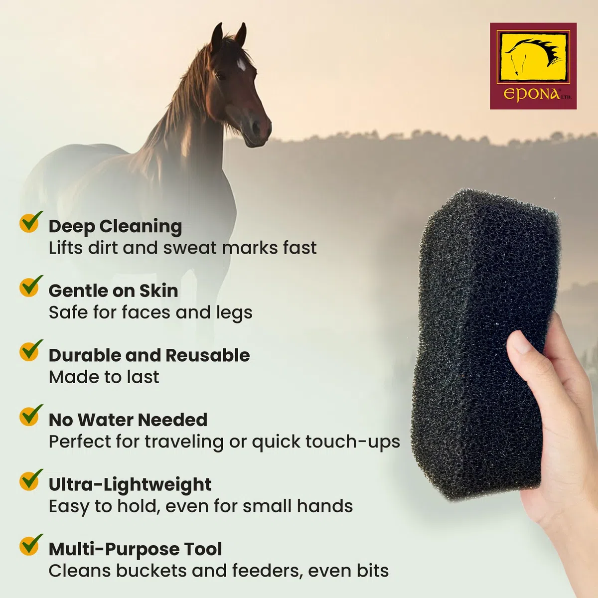 Epona 0757475332685 Tiger's Tongue Horse Groomer