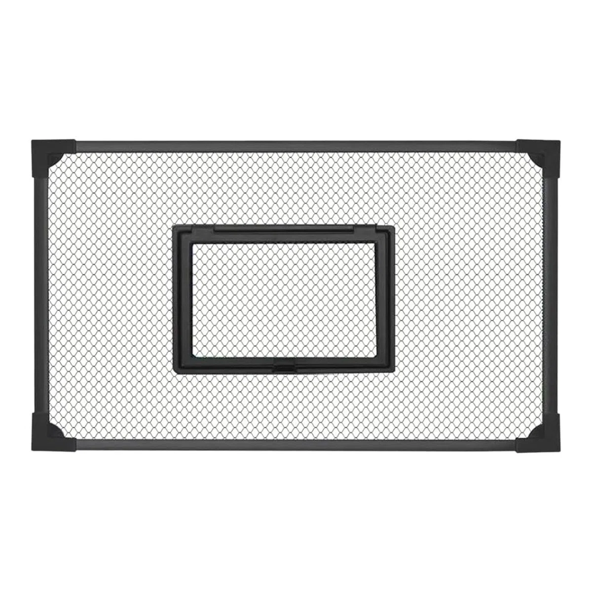 F Fityle Couvercle d'Aquarium de Remplacement en Polyester, Couvercle en Maille Noire 5mm, Filet Anti-Sauts Résistant et Réutilisable à Monter Soi-Même, Accessoires Multifonctions, Facile à Installer