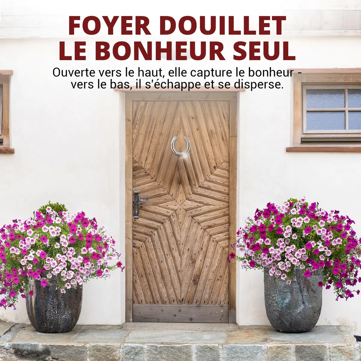 PURAJA Fer à Cheval Cadeau | Véritable Fer à Cheval porté | Porte-Bonheur pour Un Anniversaire, Un emménagement, Une fête, Un Mariage, Un baptême ou Une Naissance | avec Certificat d'authenticité