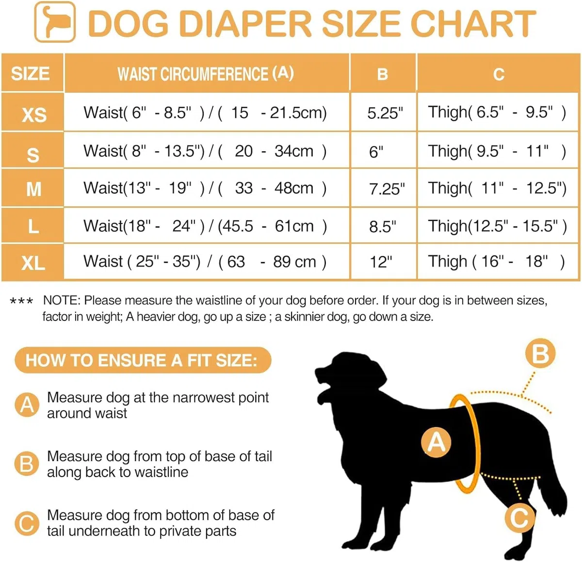 Avont 3 Couches Lavables pour Chienne Femelle avec Bretelles, Culotte Protection Confort Couche Lors des Règles, de Chaleurs, d'Incontinence -Noir(XL)
