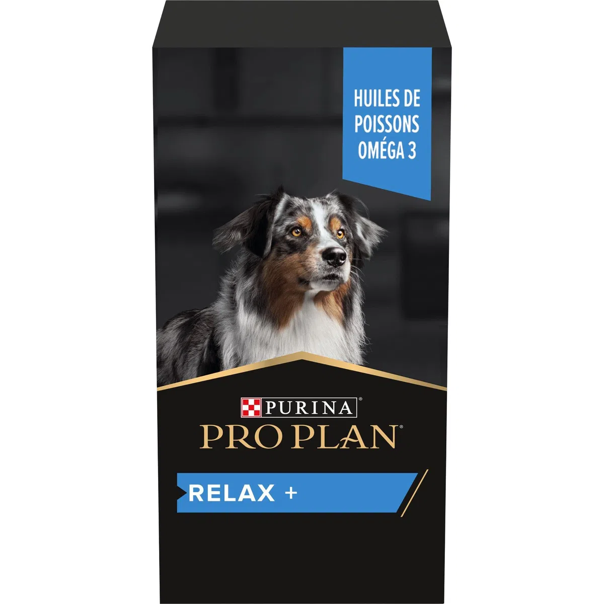 PURINA PRO PLAN | Relax+ | Chien | Aliment complémentaire pour Chien Adulte | Apaise et calme les comportements excessifs, préserve un état émotionnel positif| Huile | Bouteille de 250ml