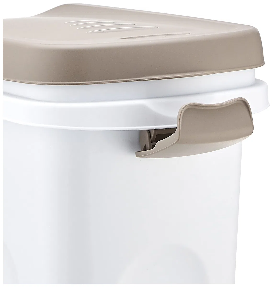 Stefanplast Conteneur Petfood Brun/Blanc, 15l pour Chien Petit