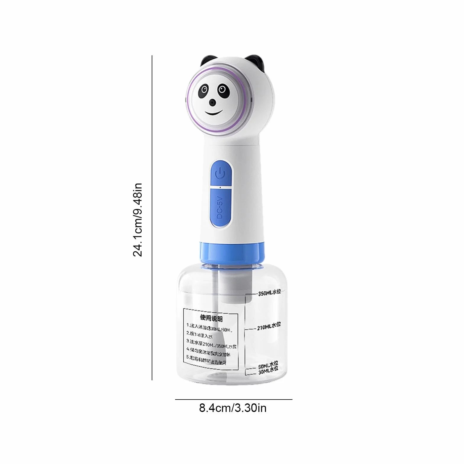 Mousseur de shampoing pour chien, pulvérisateur de bain pour chien - Mousseur moussant électrique rechargeable pour shampoing pour chien | Distributeur de shampoing électrique, pulvérisateur