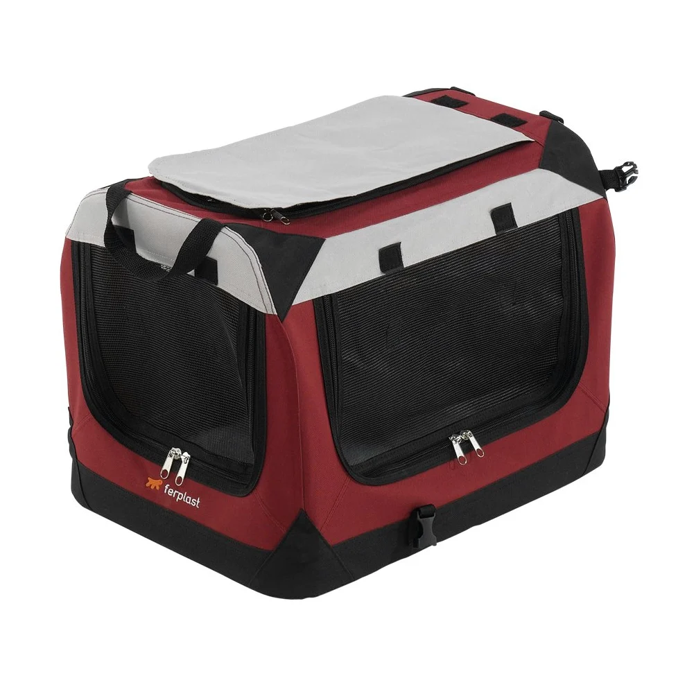Ferplast Panier de transport pour chiens HOLIDAY 2 Panier de voyage pliable pour chiens de petite taille