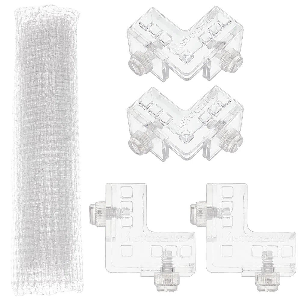 OLYCRAFT Filet de Protection pour Couvercle D'Aquarium de 1m X 0.93m avec Fixation à Vis Filet en Plastique pour Écran D'Aquarium de Poissons Couvercle Supérieur D'Écran en Maille pour Aquarium