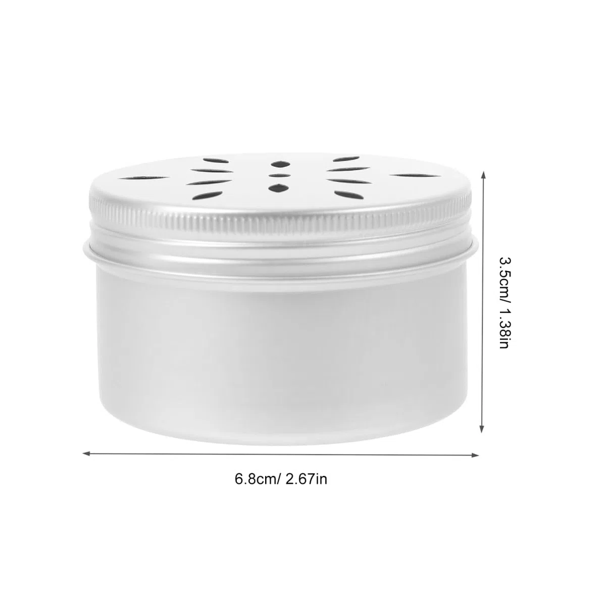 WOONEKY Lot de 10 récipients de dressage pour chien - En métal - Avec couvercle - Pour odeur de chien - Boîte à renifler - Boîte d'entraînement pour chien - Aromathérapie - Travail