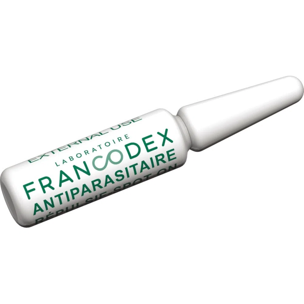 Francodex - 4 Pipettes Insectifuges pour Chiens de 10 kg à 20 kg Formule renforcée