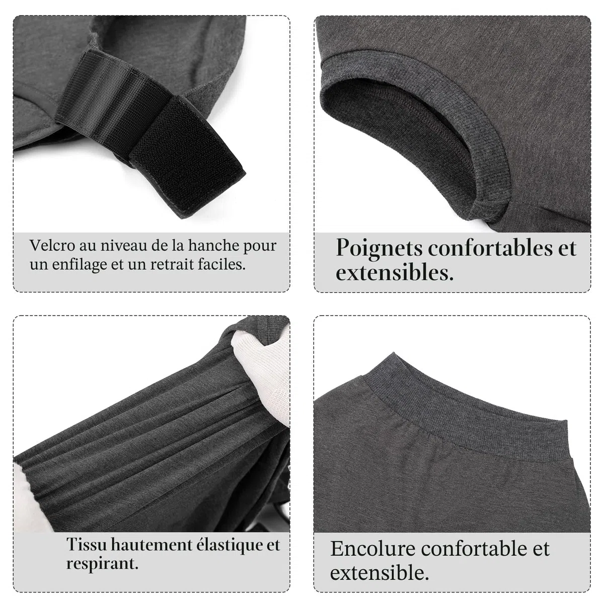 Body Chien Post Operatoire Femelle Male Combinaison Chien Sterilisation Castration Body Medical pour Chienne Anti Lechage après Opération t Shirt Post Operatoire Alternative Collerette Chiens