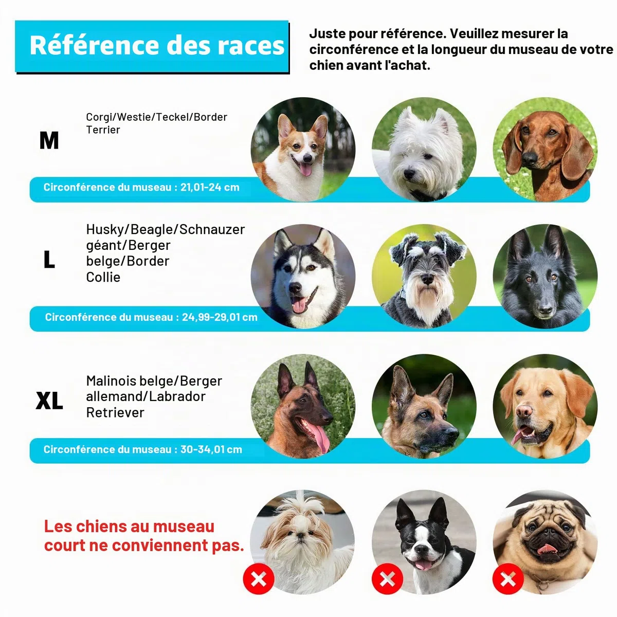 Ownpets Muselière pour chien, muselière réglable pour chien avec housse mobile pour éviter les morsures, la mastication et le léchage, muselière buvable en maille aérée pour chiens agressifs de petite