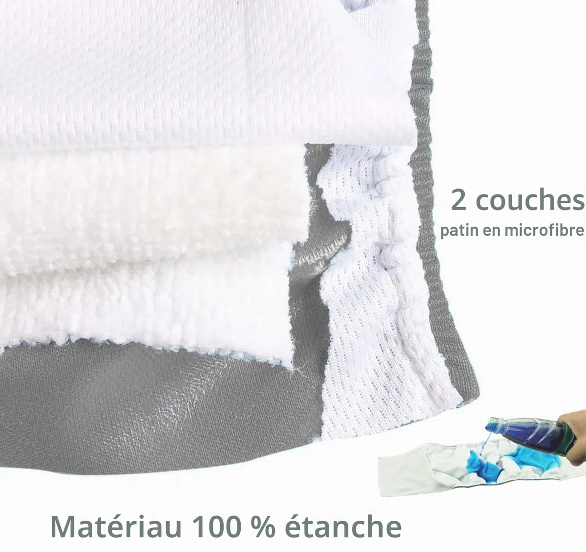 LeerKing Couches pour Chiens Male Lavable Lot de 3 Bandeau Ventrale Réutilisables Très Absorbantes pour Chiens Anti-Pipi Incontinent de Petite Moyenne et Grande Taille L