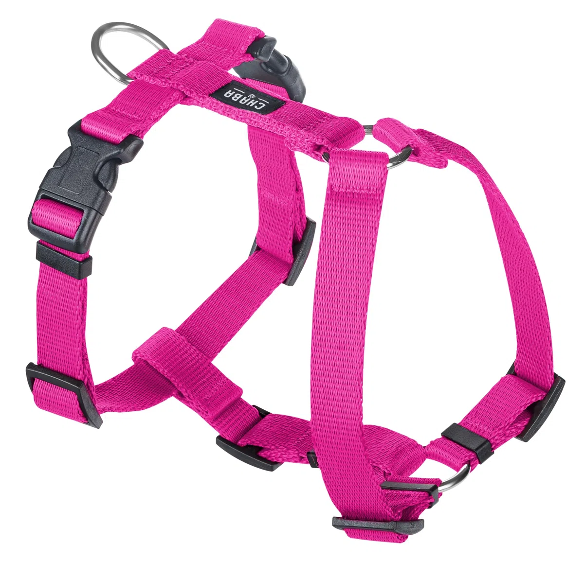 Chaba Guard Harnais pour Petit Chien, Anti Traction, Réglable en 5 Points, Empêchant la Traction et l'étouffement, Confortable et léger, Harnais de Poitrine Classique, Harnet Chien, Taille M, Fusion