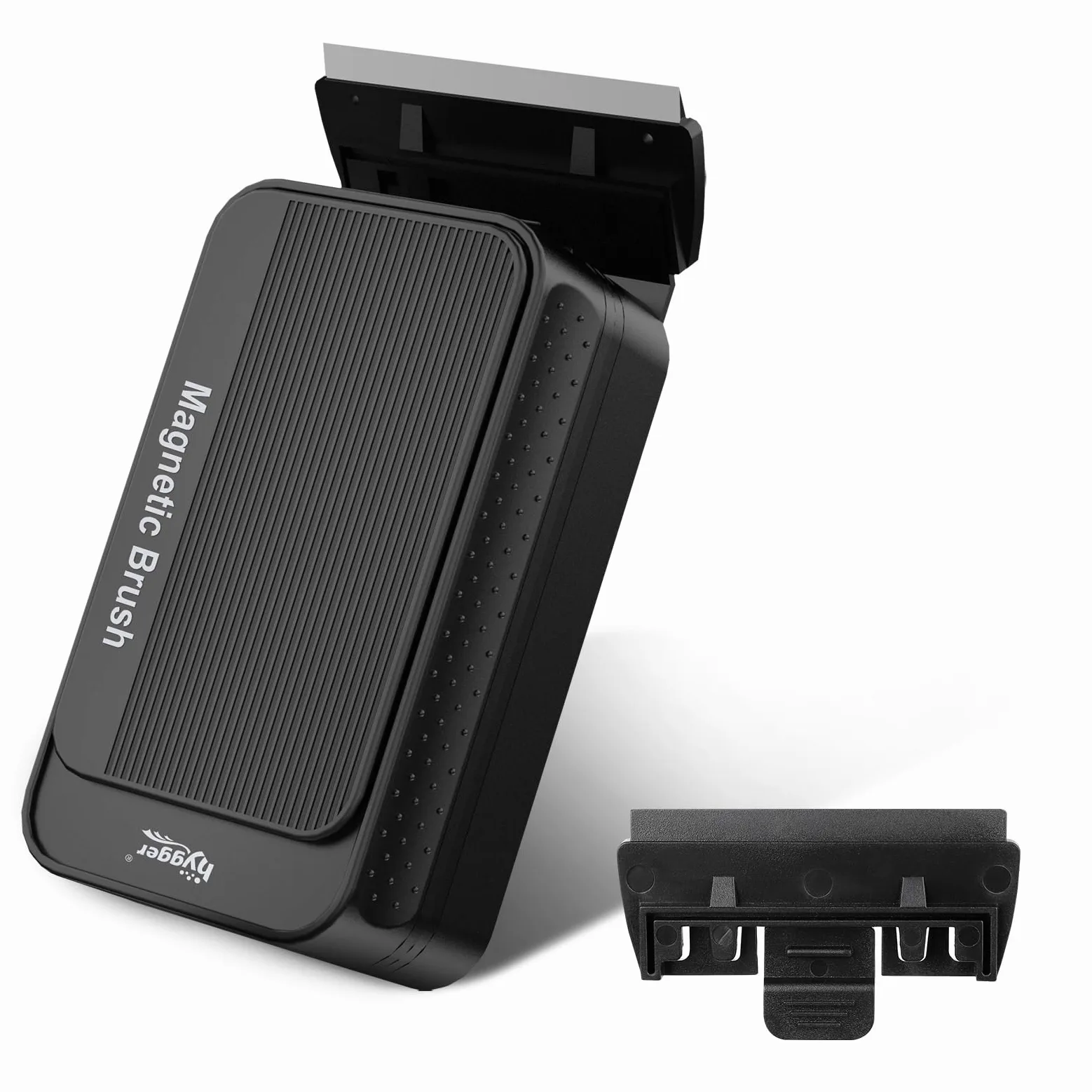 hygger Aimant À Algues Aimant Brosse Aquarium Nettoyage Vitre,Nettoyeurs d'algues pour Aquarium Magnétique Outil de Nettoyage Avec Grattoir(L)