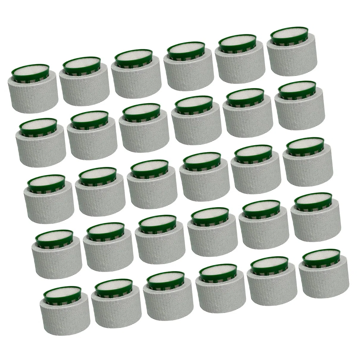 Lot de 30 poids d'ancrage en céramique pour plantes aquatiques avec panier éponge pour culture stable des plantes sous-marines