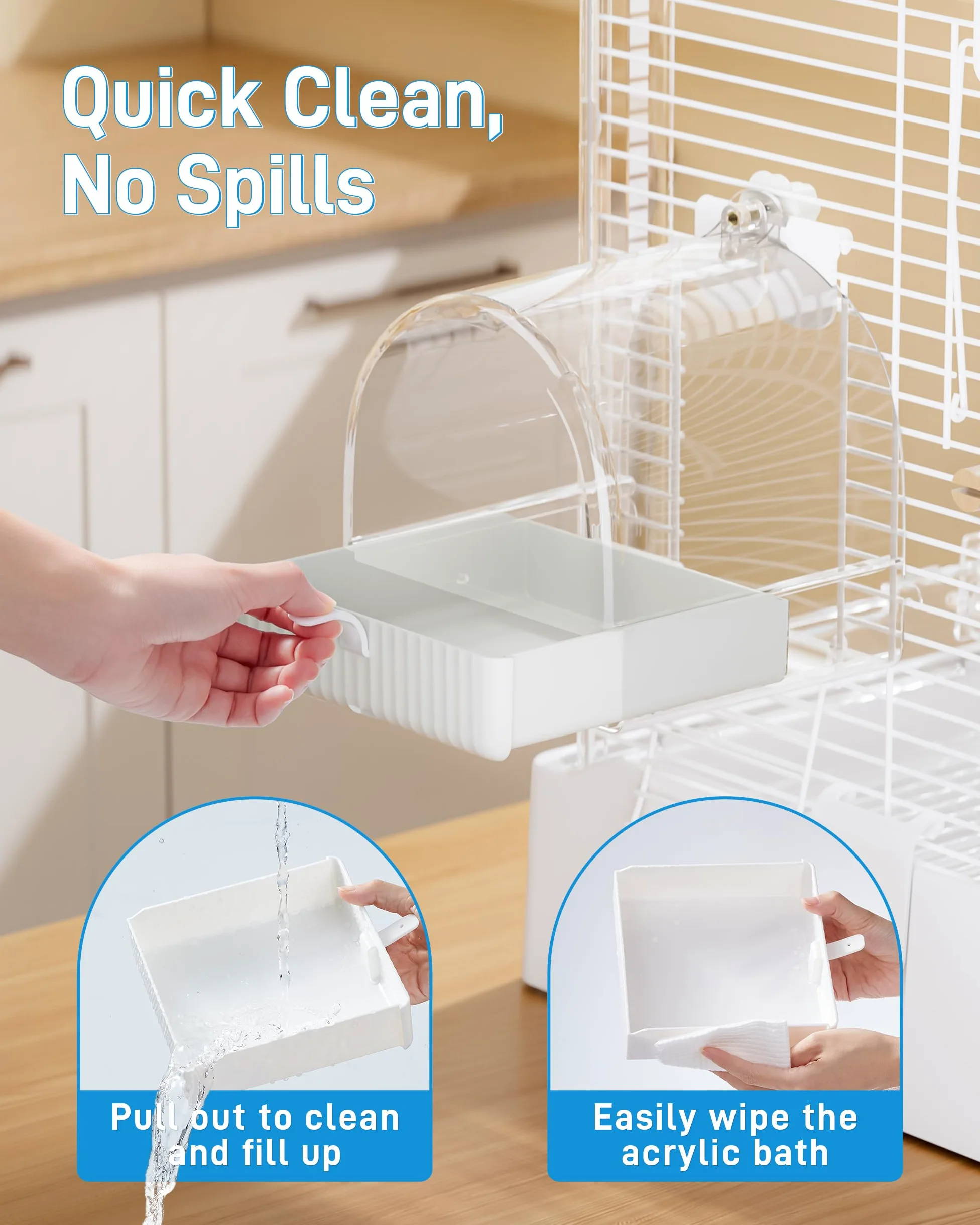 BUCATSTATE Bird Bathroom Transparent