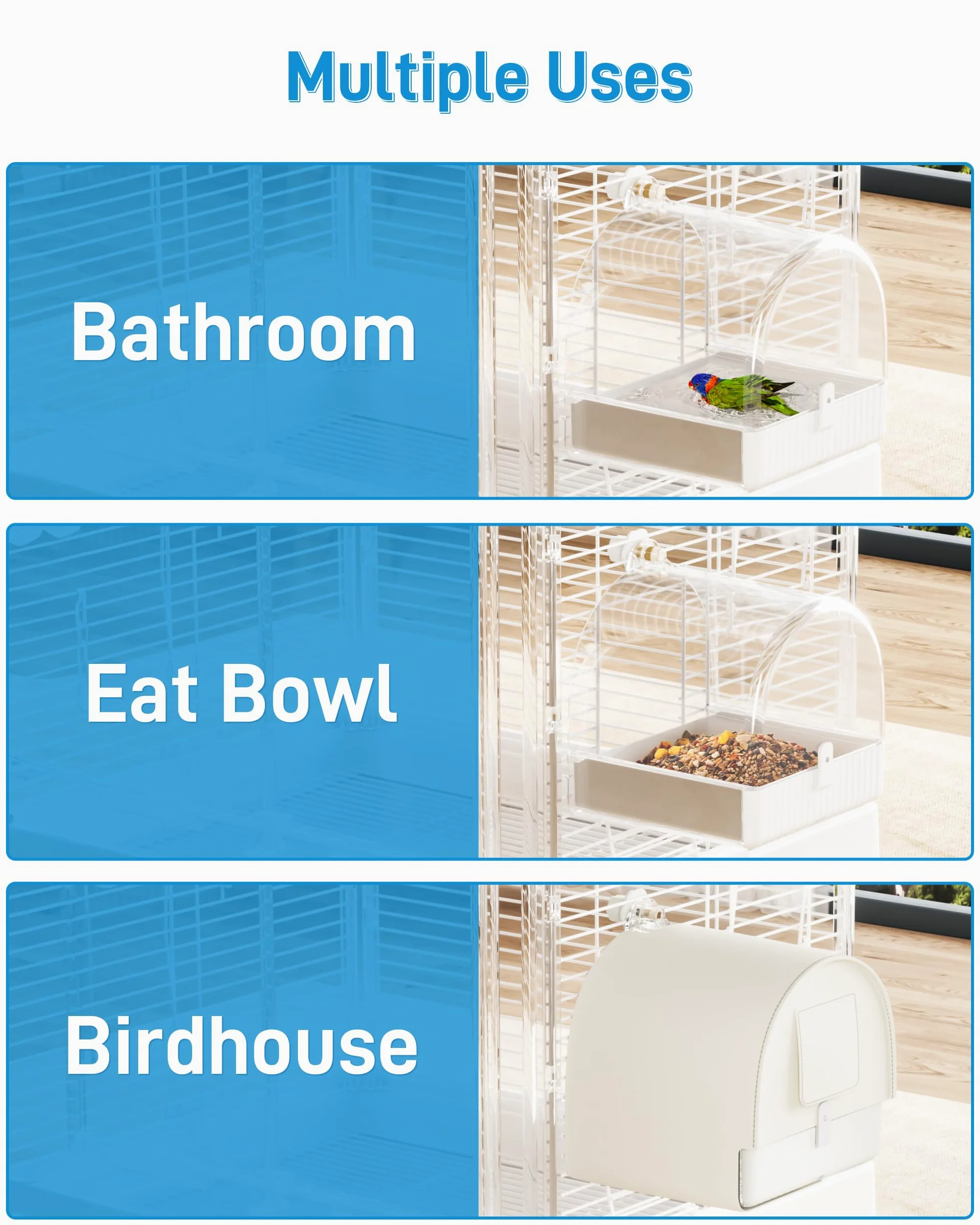 BUCATSTATE Bird Bathroom Transparent
