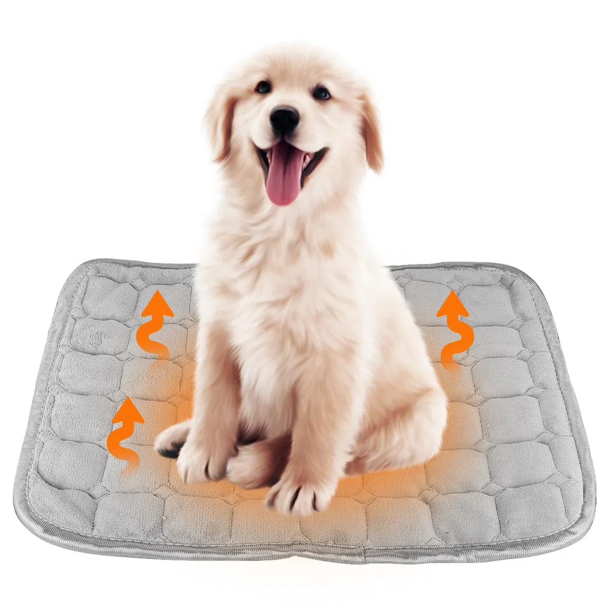 Couverture Auto-Chauffante pour Chats et Chiens - Tapis Chauffant pour Animaux de Compagnie, 59 x 44 cm, Taille M - Couverture Thermique Lavable pour Chiots - Tapis pour l'Hiver