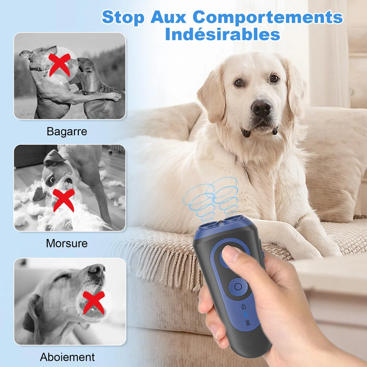 Anti Aboiement Chien, Ultrason Puissant