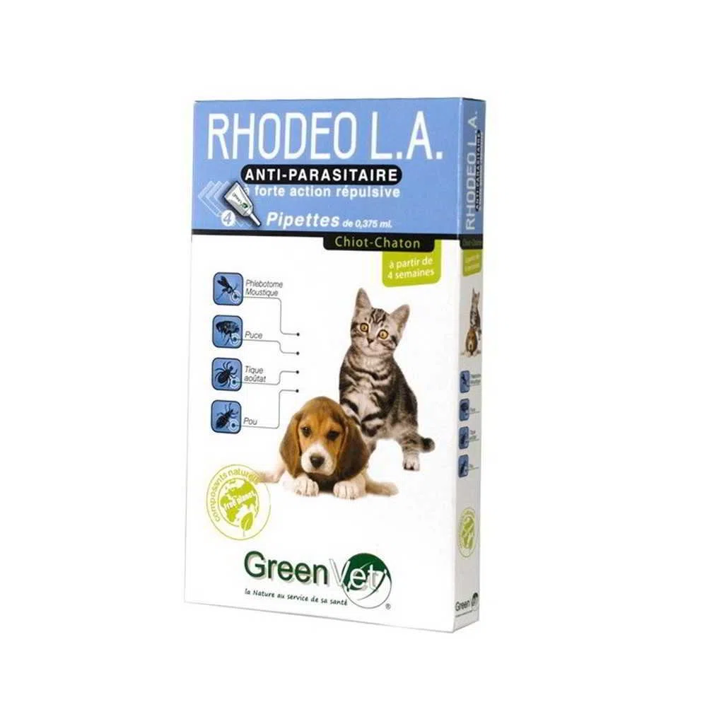 Rhodeo L.A chiot / chaton 4 pipettes