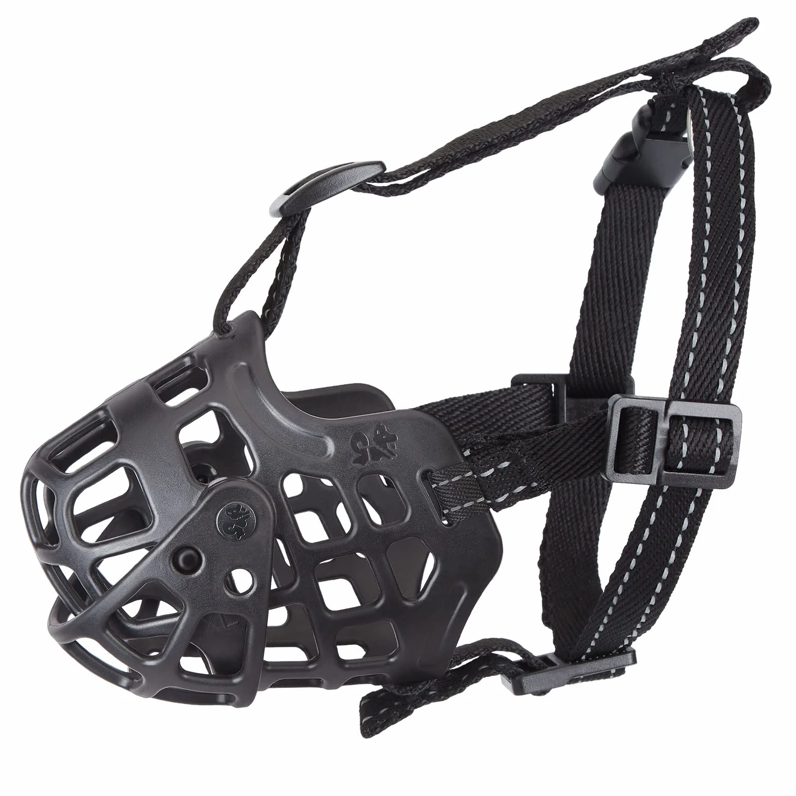 Ownpets Muselière pour chien, muselière réglable pour chien avec housse mobile pour éviter les morsures, la mastication et le léchage, muselière buvable en maille aérée pour chiens agressifs de petite
