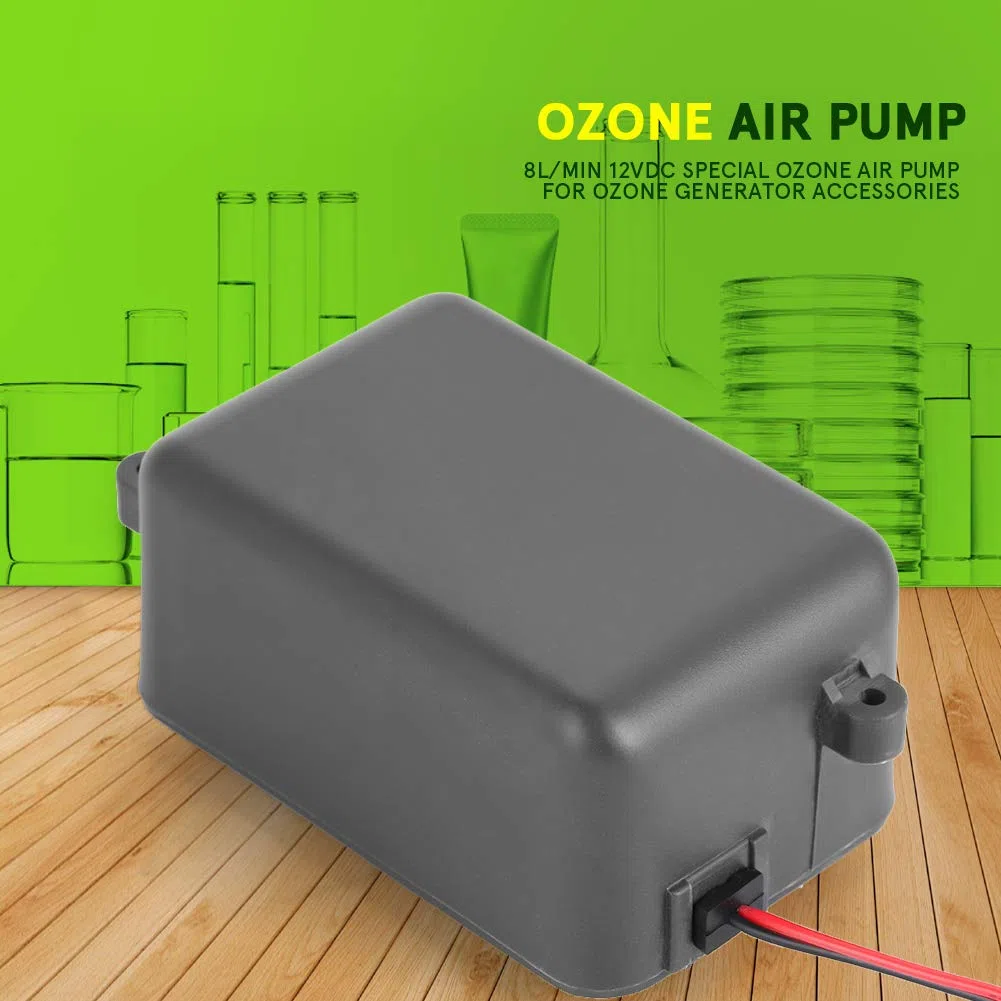 Pompe à Air à Continue Pompe à Air D'aquarium D' DC12v en Matériau ABS pour Accessoires de Générateur D'ozone