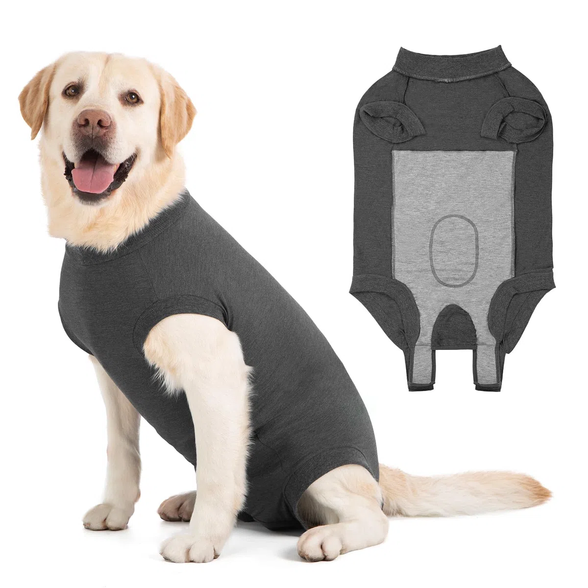 Body Chien Post Operatoire Femelle Male Combinaison Chien Sterilisation Castration Body Medical pour Chienne Anti Lechage après Opération t Shirt Post Operatoire Alternative Collerette Chiens