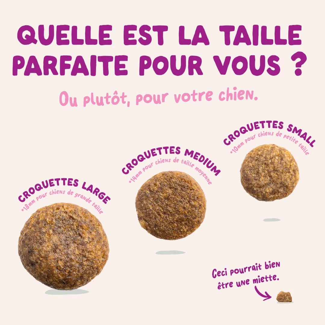Edgard & Cooper Croquettes Chiot Sans Céréales Pour Chiens Adultes Medium (2.5kg), Canard Et Poulet Frais, Teneur En Fibres Adaptée Aux Chiots, Recette Naturelle, Jamais De Farine Animale