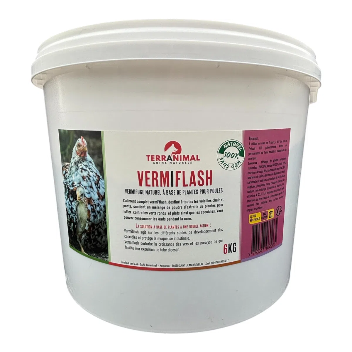 Vermifuge naturel 6 kg