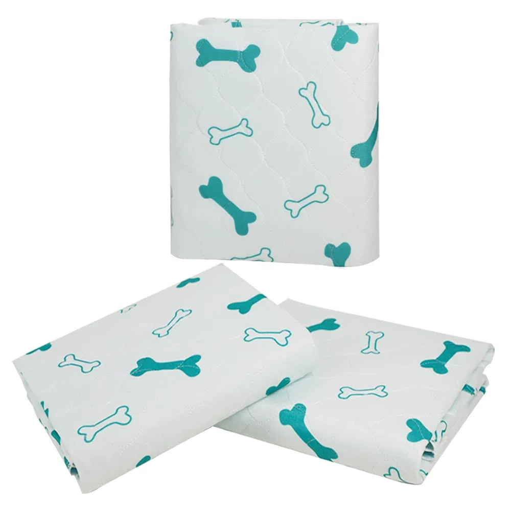 Tapis Absorbant Chien Réutilisable Tapis Chien Pipi Lavable Tapis de Propreté Chien Lot de 3 Tapis Educateur Chien Ultra Large 75*89CM