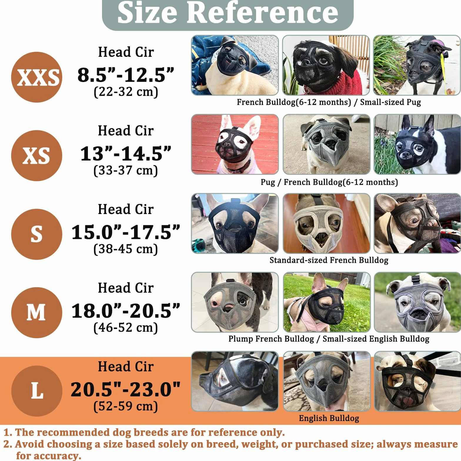 Mayerzon Muselière à museau Court pour Bouledogue français avec Pantalon Complet pour éviter de Manger des morsures, muselière en Maille Douce pour Chien Shih Tzu Carlin Bulldog Anglais pour Le