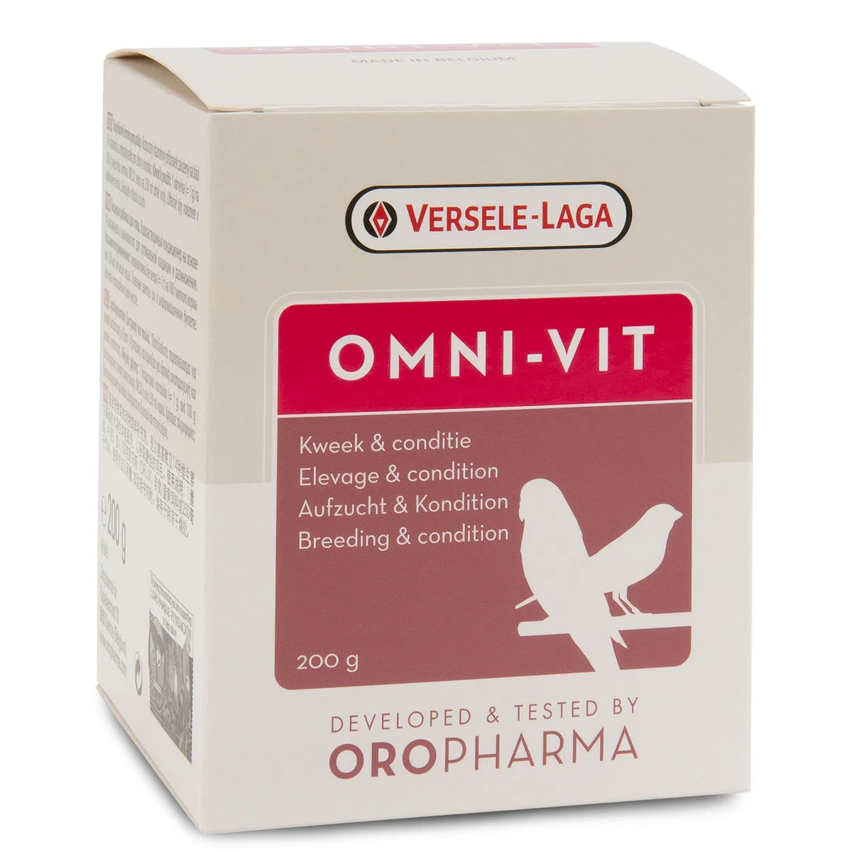 Versele-Laga Omni-VIT | Pack Double | 2 x 200 g | Complément Alimentaire pour Oiseaux | Complément multivitaminé pour Soutenir la Reproduction et Le développement | Mélange équilibré