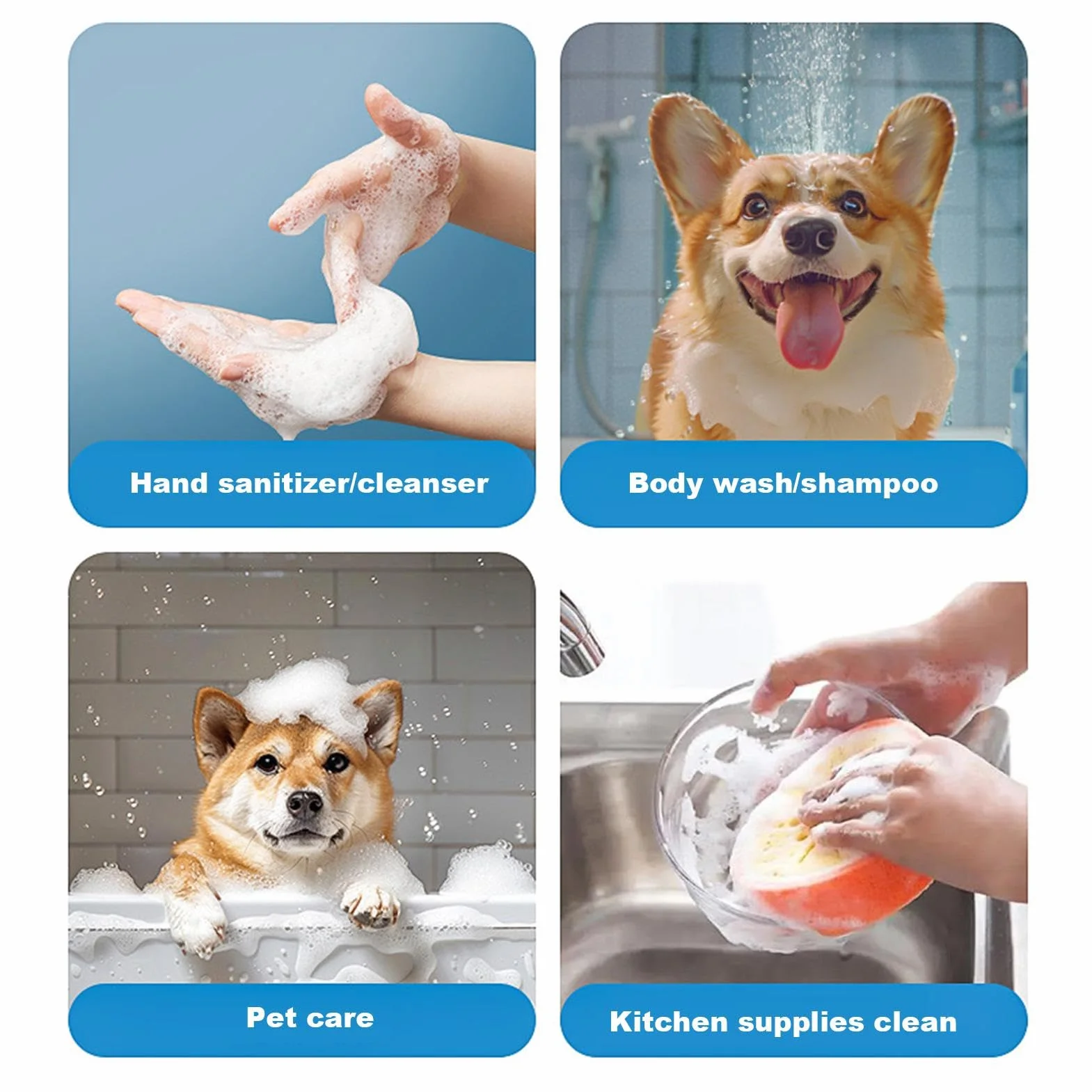 Mousseur de shampoing pour chien, pulvérisateur de bain pour chien - Mousseur moussant électrique rechargeable pour shampoing pour chien | Distributeur de shampoing électrique, pulvérisateur