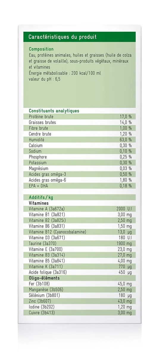 RECOACTIV Recovery Immunitaire pour Chats, 1 x 280 ML, Alimentation diététique complète hautement calorique en Cas de dénutrition et de Convalescence Ainsi pour la Prise de Poids