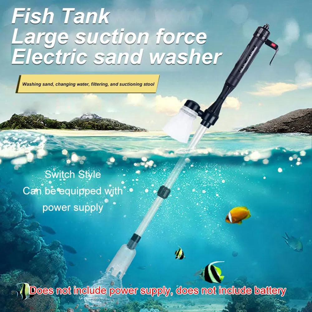 Nettoyeur Gravier Aquarium, Aquarium Changer l'eau, Nettoyeur de gravier d'aquarium, Echangeur deau pour Aquarium, Nettoyeur de Sable et de Gravier Aquarium Pompe Aspirateur pour Filtre à Eau Gravel