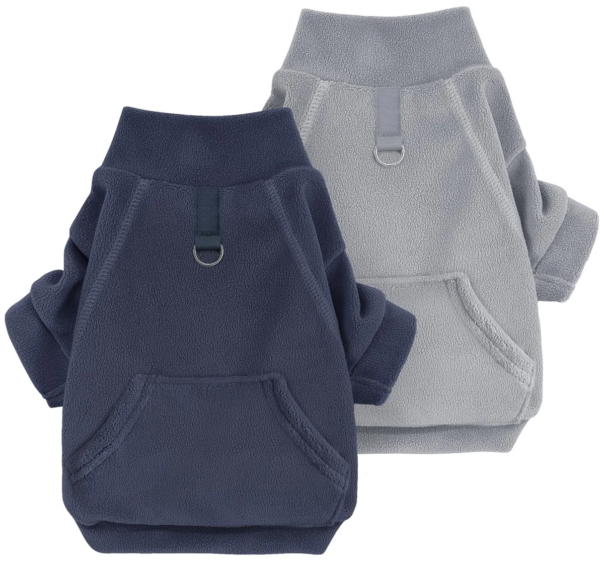 Pull Chien Hoodie Animaux de Compagnie Manteau Chaud Coton Sweat Shirt Vêtements pour Chiens avec Poches Chien Pull pour Chiens Body