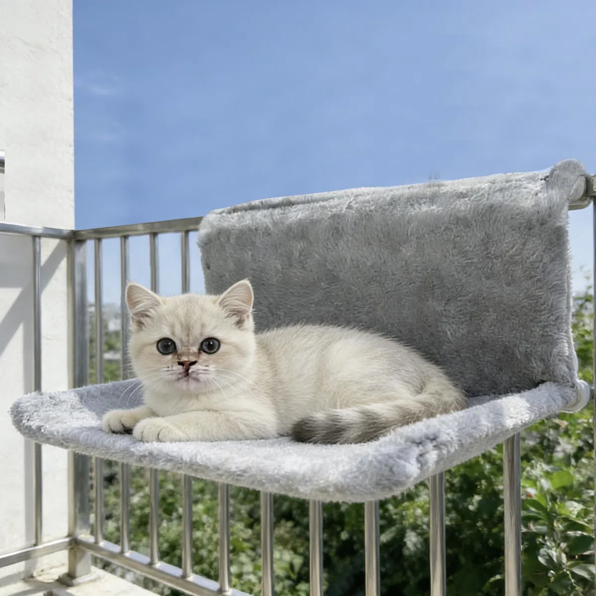 Katzenbett für Heizungen Set Heizkörperbett für Katzenheizungsliege mit kuscheligem Plüschbezug Kuschelige Katzenheizungsliege Katzenhängematte Heizung Heizungsliege Katzen für alle Heizkörper