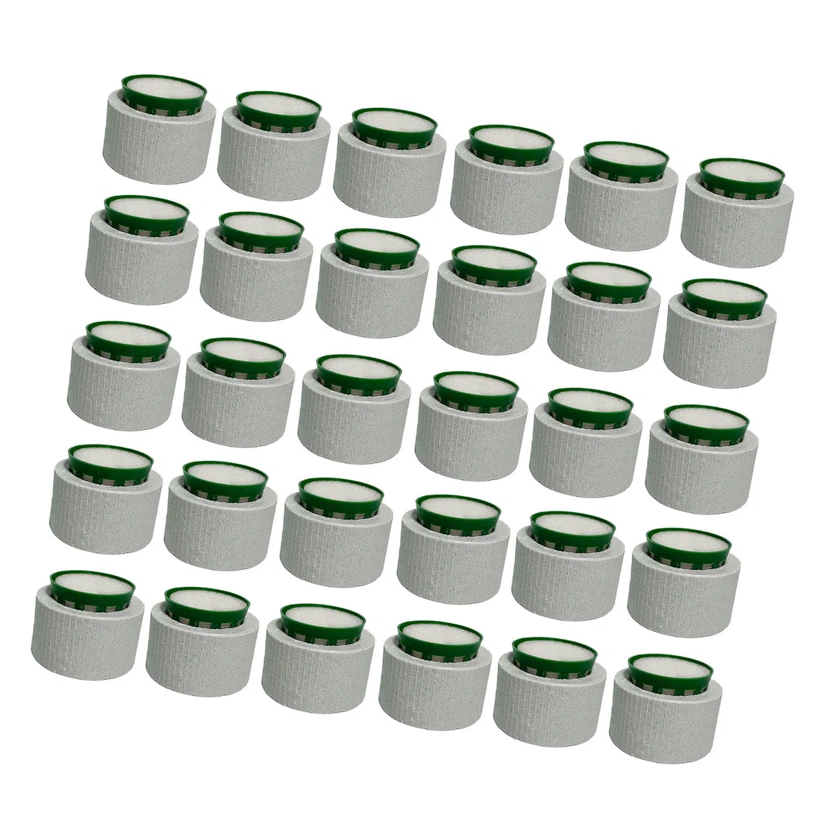 Lot de 30 poids d'ancrage en céramique pour plantes aquatiques avec panier éponge pour culture stable des plantes sous-marines