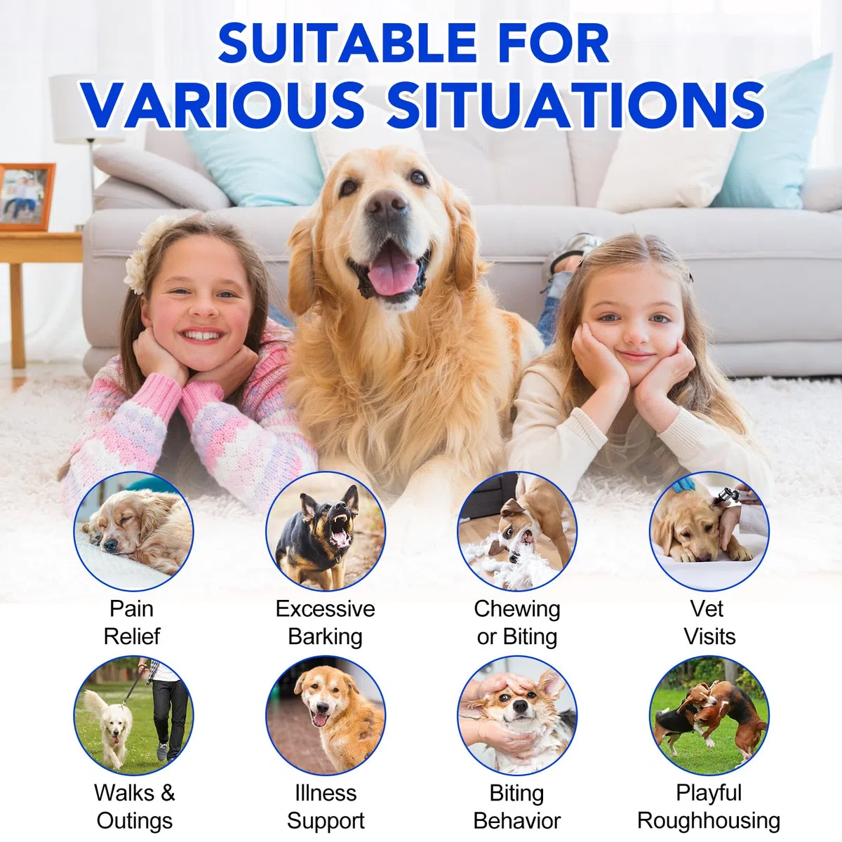 Friandises Apaisantes pour Chien 150 Pièces Goût Poulet, Complément Anti Stress Chien, Réduit l’Anxiété, Aide Contre Hyperactivité, Aboiements, Stress de Séparation et Voyage pour Tous Chiens