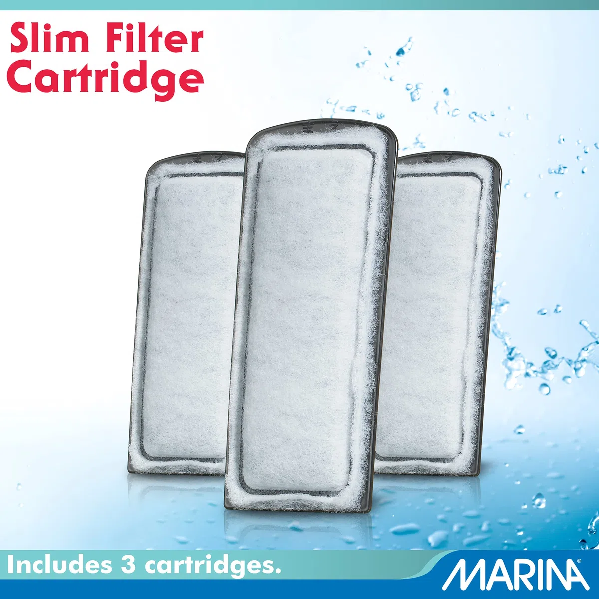 Marina Filtre pour Aquariophilie Cartouche Bio Card, 3 Unité (Lot de 1)