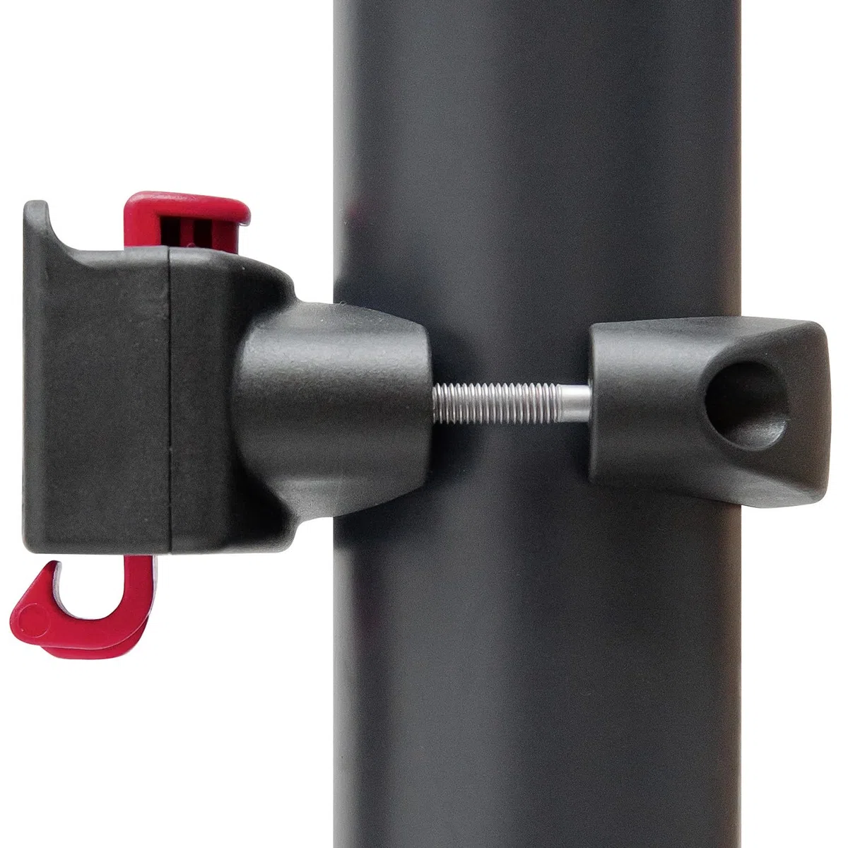 Rixen & Kaul Panier Noir en Fibre de Verre pour Vélos Pliants et Planches Électriques, Montage sur Tube Vertical Φ36-55 mm, 7 kg de Capacité de Charge