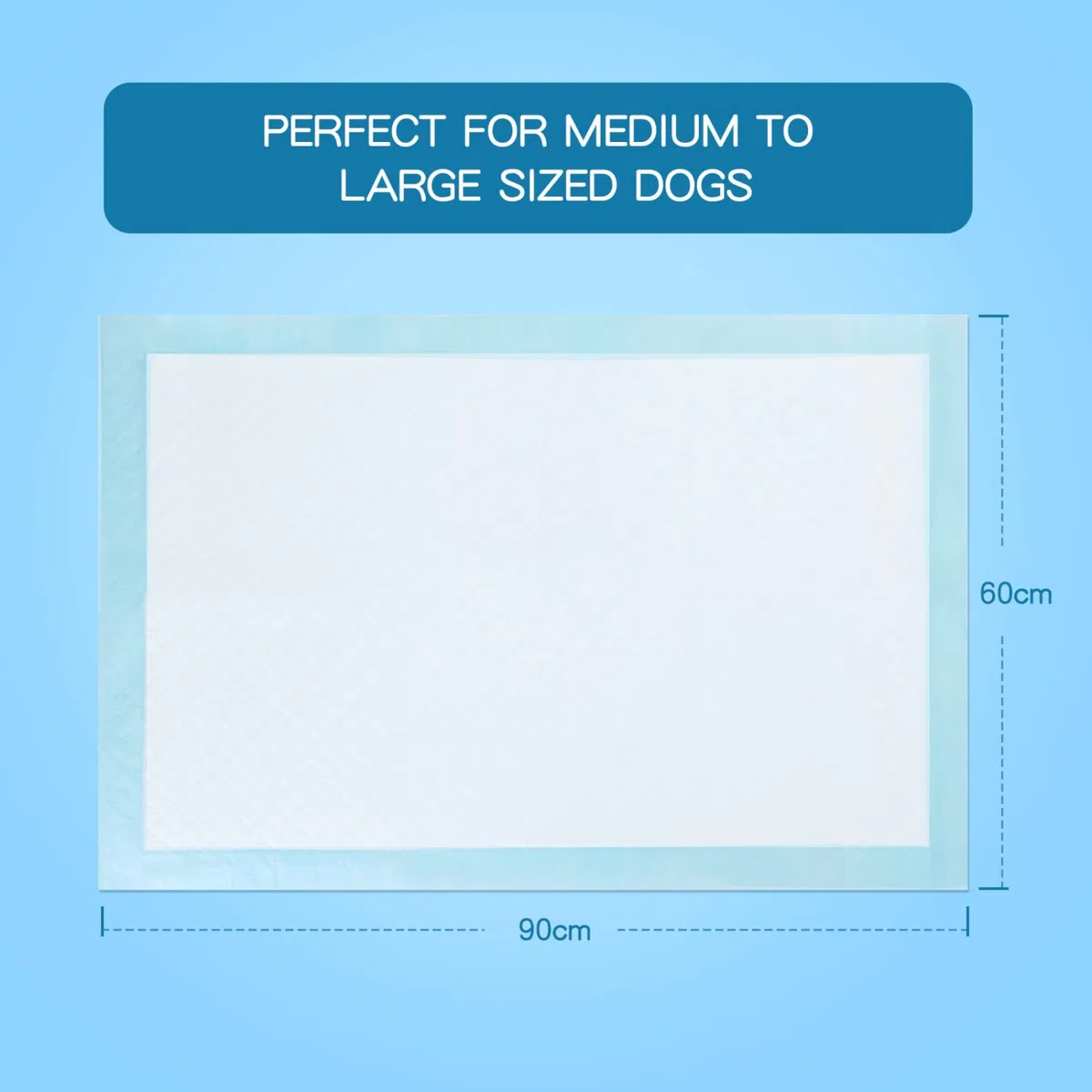 Nobleza - 30 x Tapis hygiénique d’entraînement pour Chiens. Ultra Absorbant. 90cm*60cm. 30 unités