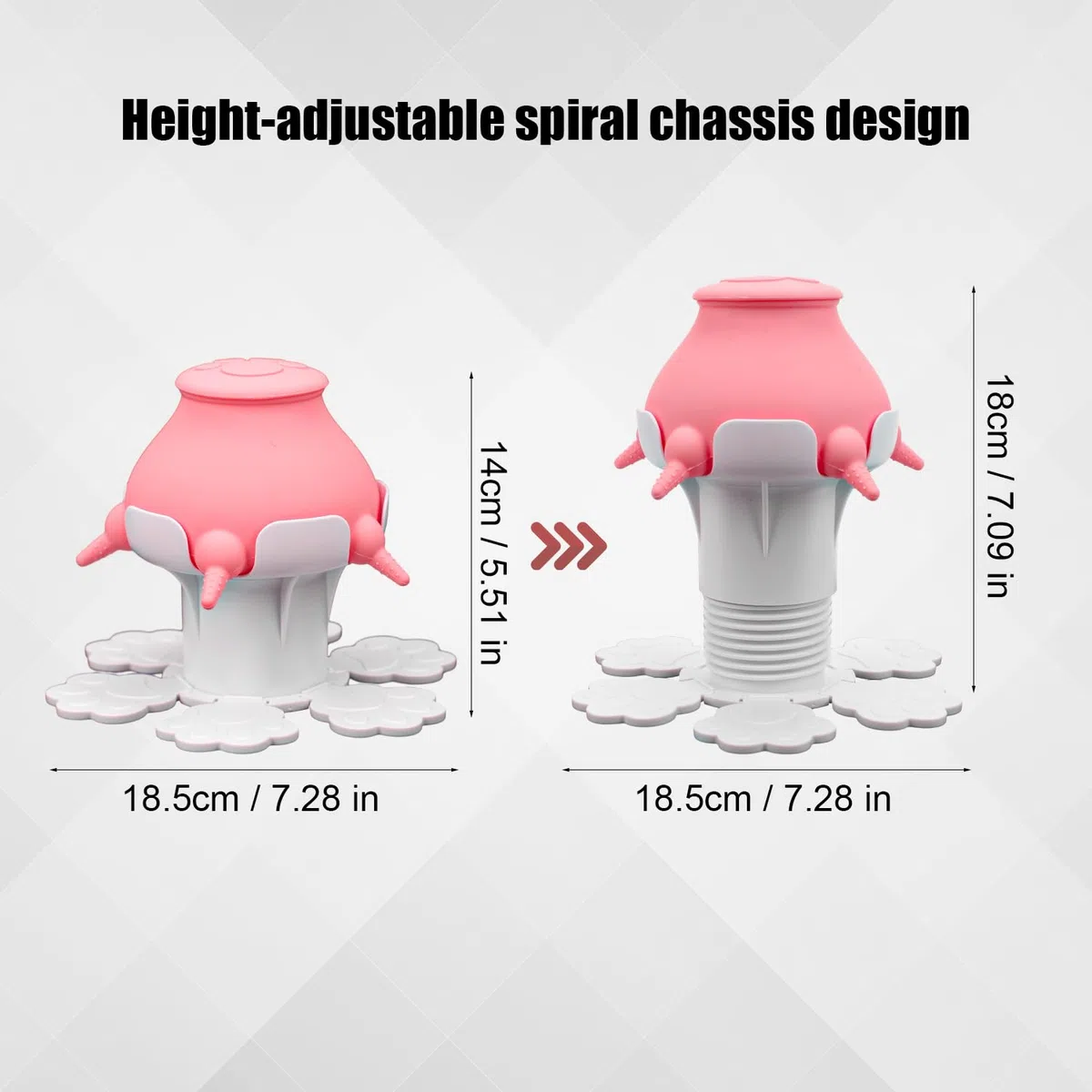 NQEUEPN Mangeoires pour Chiots pour Chiots Multiples, Mangeoire pour Chiot en Silicone à Hauteur Réglable de 300ml avec 5 Tétines pour Chaton Chiot Nouveau-né