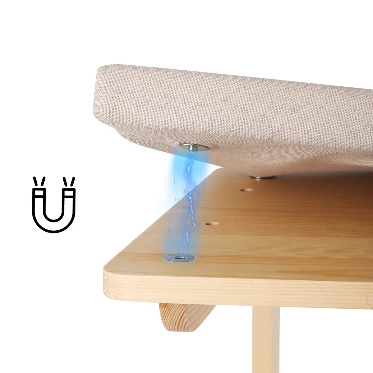 HUOLE Hamac Chat Fenetre Perchoir Lit Fenêtre Panier Suspendu Etagere pour Chats 40 * 30 * 25 cm-Gris Robuste Jusqu'à 18kg Facile à Monter et à déplacer Pas de Ventouse Balcon