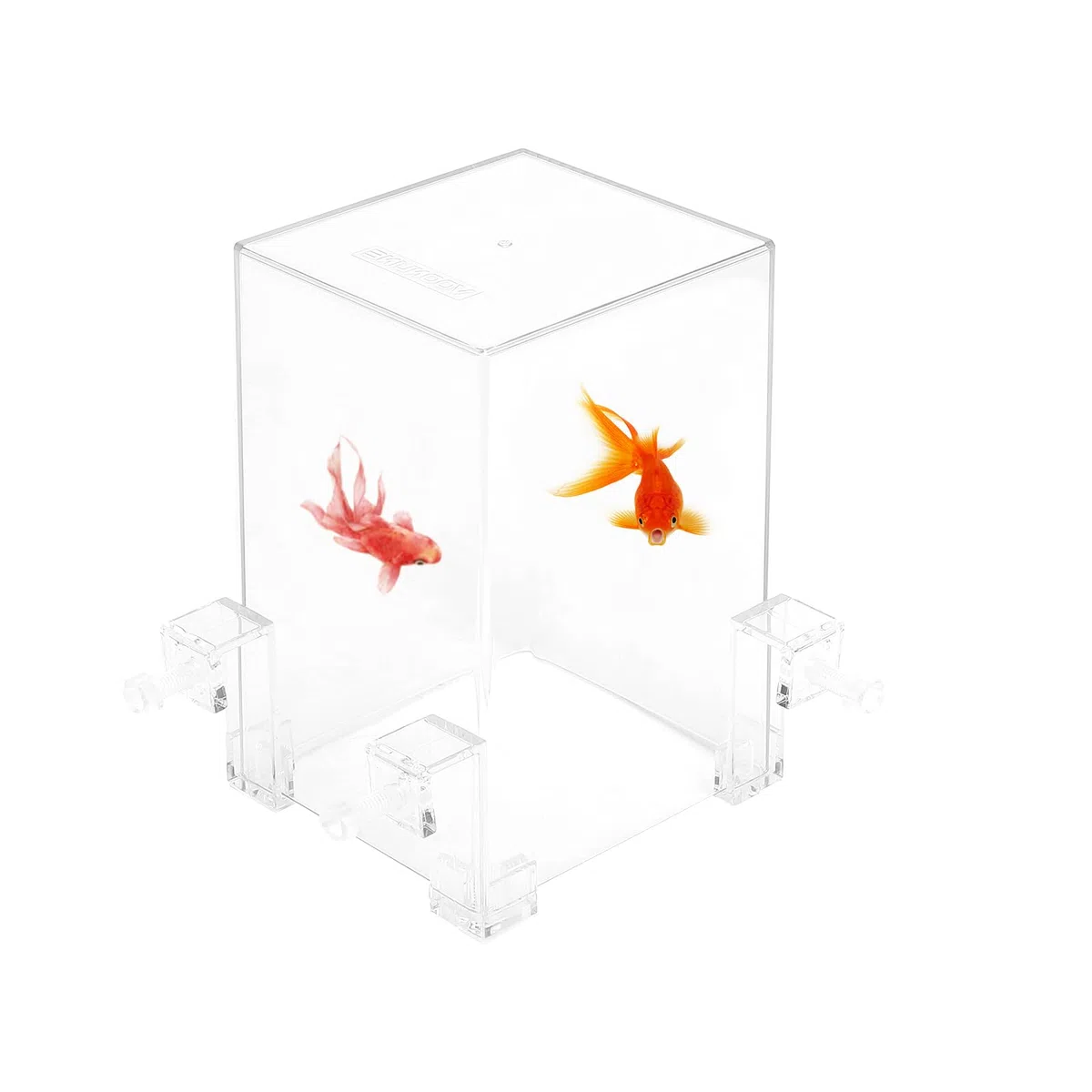 Tour de poisson en acrylique sous vide pour l'aménagement paysager écologique - Avec remplissage d'eau pour la maison, l'hôtel, le restaurant